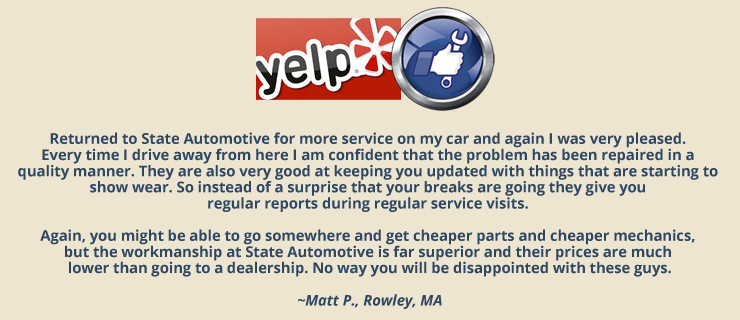 YELP Review State Automotive